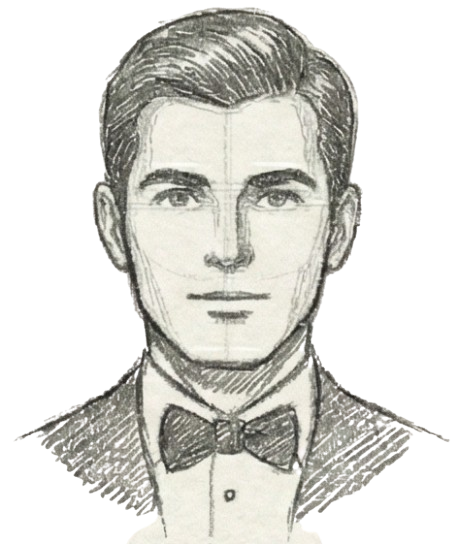 Male oval face shape