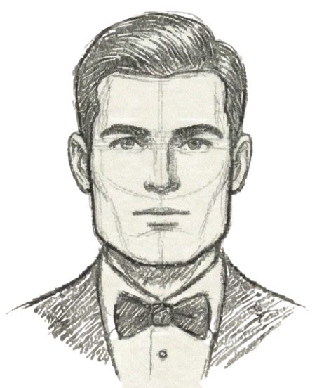 Male square face shape